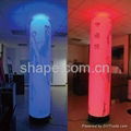 Inflatable Columns with Lights