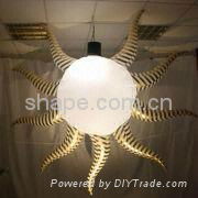 Inflatable lighting star 