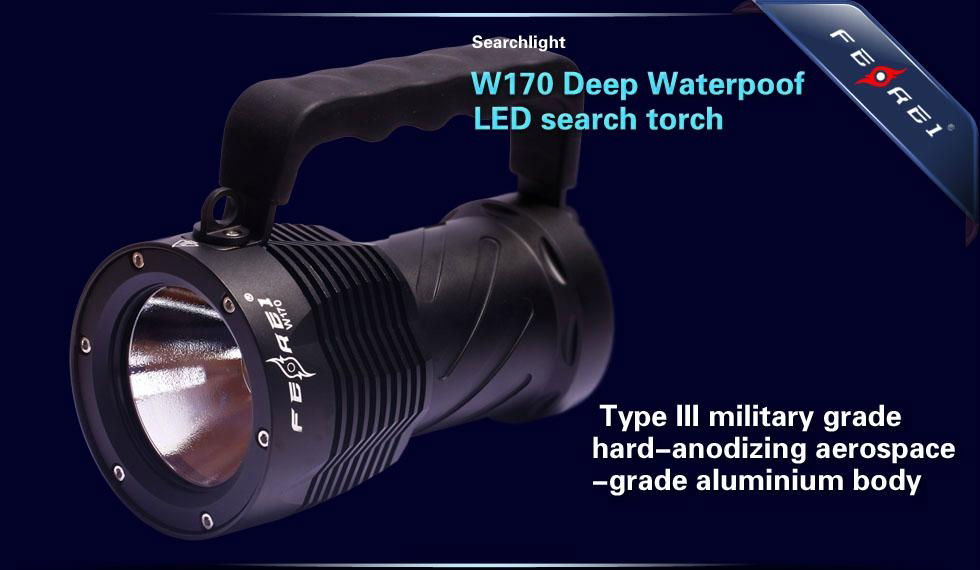 2013 High-end SST90 2200LM Underwater 200 meter led dive flashlight & torch  2