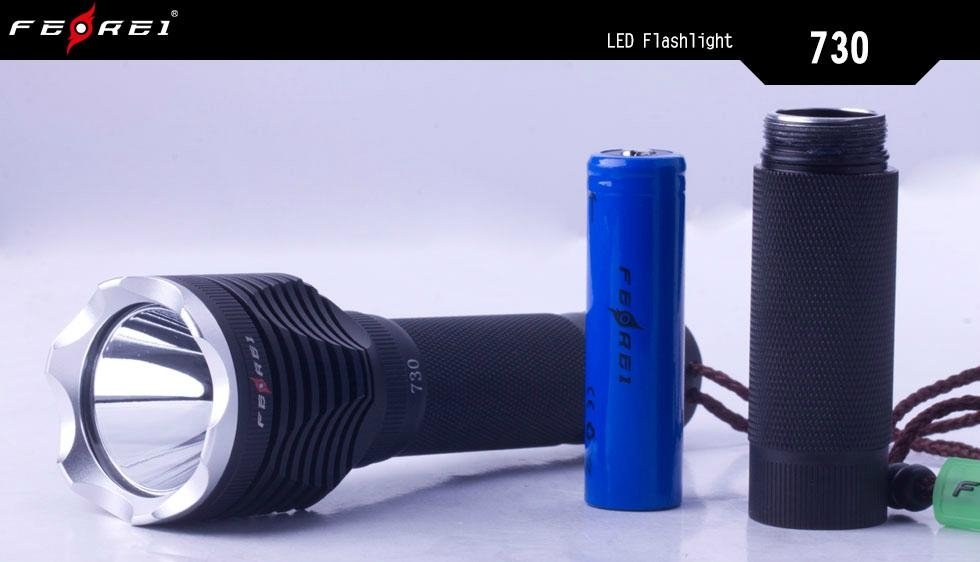 high technology and reliability LED flashlight Ferei 730  3