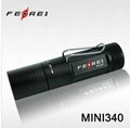 small dimension high brightness mini LED flashlight Ferei Mini340 1