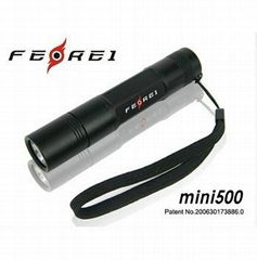 CREE Q5 mini led Aluminum portable torch flashlight mini500 