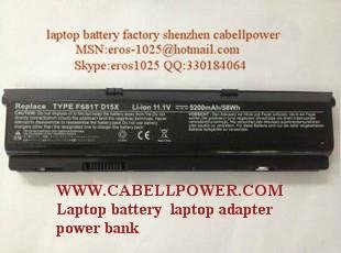 Hot sale, new arrival laptop battery replacement for DELL M15X battery  2