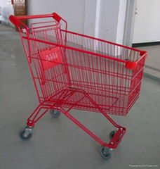 convenient and popular Russian style shopping trolley