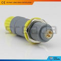 redel 1p series 2 pin plastic quick circular compression connectors