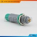 redel 1p series multi-pole plastic circular connectors with self-latching system 2