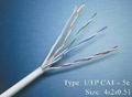Lan Cable 4 pairs UTP Cat5e Cable Communication Cable