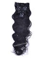 body wave clip in Indian hair extension 2