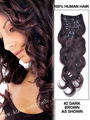 body wave clip in Indian hair extension 5