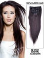 silky straight clip in human hair extension 1