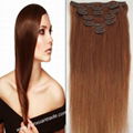 silky straight clip in human hair extensions 4