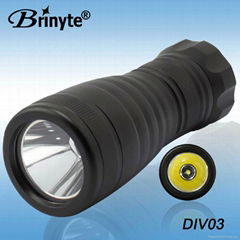 DIV03 CREE U2 Waterproof Underwater 150m Diving flashlight