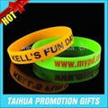 promotion custom silicone bracelet wristband 3