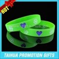 promotion custom silicone bracelet wristband 4
