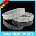 promotion custom silicone bracelet wristband 5