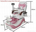 Pedicure Chairs-Buy Cheap Pedicure Stool, Acrylic bar stool with wheel 5