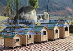 Wooden dog house 