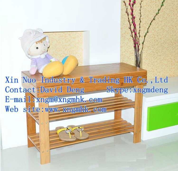 Bamboo shoe rack (China Manufacturer) Living Room Furniture