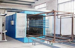 Powder curing oven