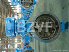 Triple Eccentric Wafer Type butterfly valve