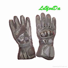 leather motor gloves