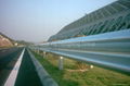 Hot dip galvanized highway guardrail