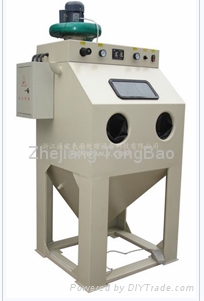 Wet-type sand blasting machine