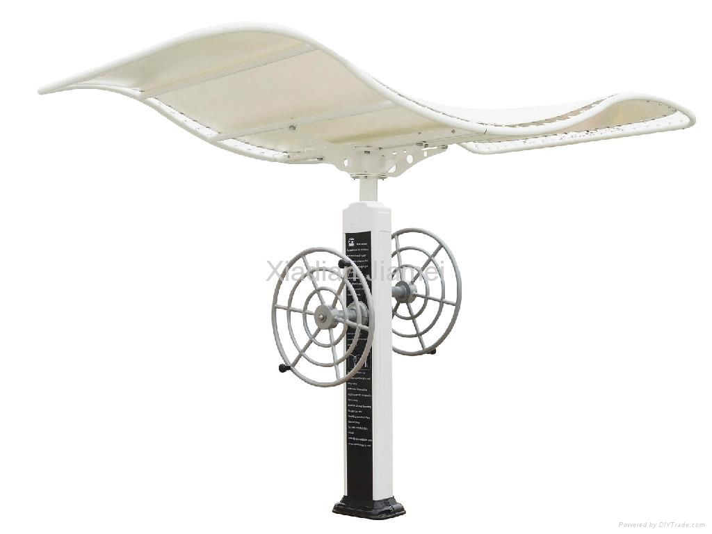 Outdoor Fitness Equipment - Arm Wheel  2