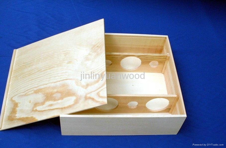 specical wooden storage  box for wine packaging 3