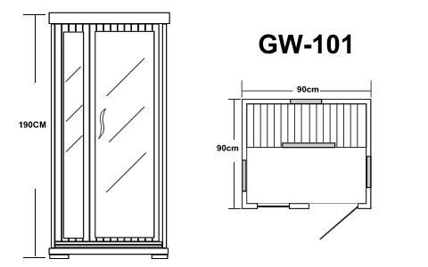 Infrared Sauna gw-101 2