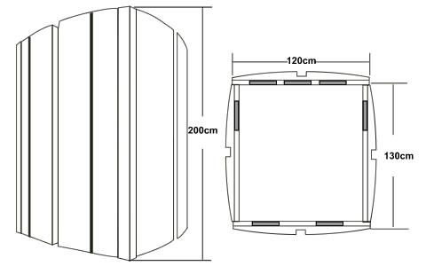 Sauna room gw-2r 2