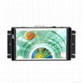 10.2" 16:9 LCD metal frame touch monitor VGA AV S-video Signal