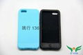 【深圳厂家】iphone5硅胶保护套晒纹喷手感油苹果5代硅胶手机外壳 4