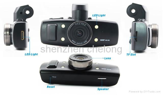 car dvr Ambarella Chip G-sensor GS1000 1080P  5