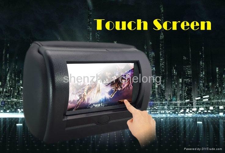 headrest car New arrived 7 inches High definition touch screen 