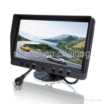 car monitor 9 inch Digital panel Aviation jack TFT LCD