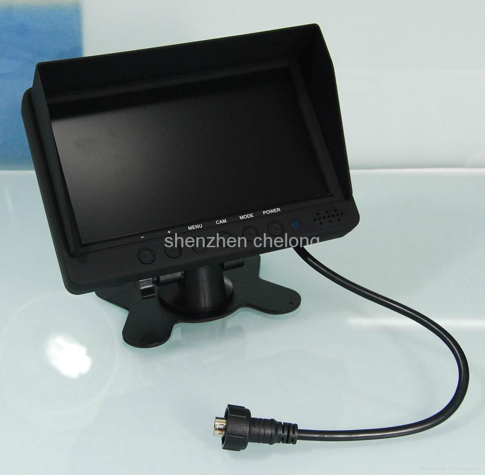 rear car monitor 7inch high-powered IR LED car parking sensor system 2