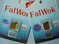 Wholesale - - Factory New FalWok Unlock Sim card Turbo adapter for iPhone 4S iOS 2