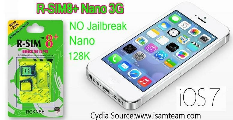 Wholese R-SIM8+ Nano 3G smart memory unlock sim card 