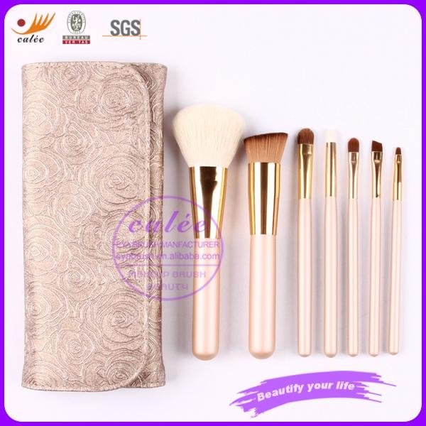 7pcs Popular Makeup Brush Set with Hand bag  2
