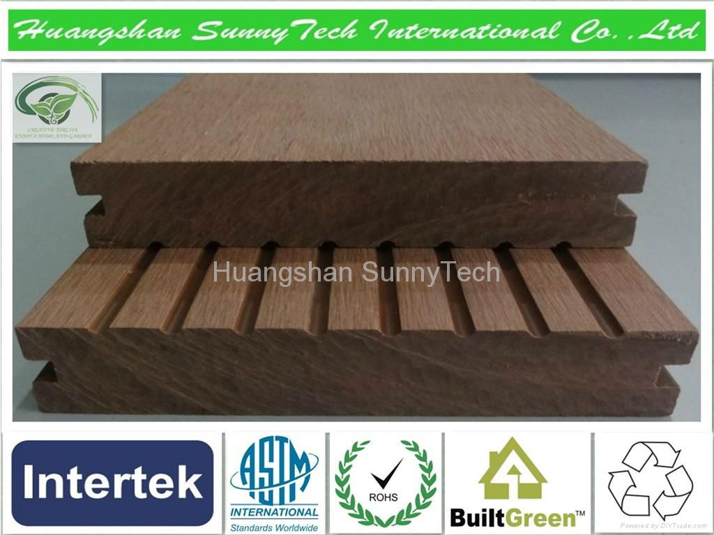Wood plastic composite solid decking WD140S25