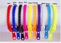 2013 Hot Sale Pure Color Zipper Bracelets Bangles For Women and Children 