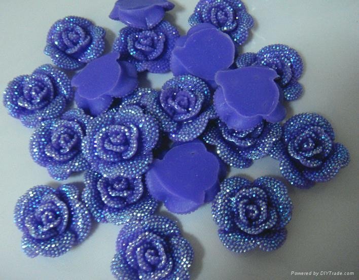 resin flower diy decoration for mobilephone and jewelry  3