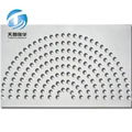 Perforated metal sheet