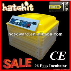 2013 Newest Transparent Cheap Automatic 96 Eggs Incubator For Sale EW-96A (CE Ap