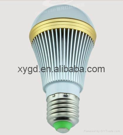 HOT SALE E27 base High power LED bulb 7W with CE and RoHS approved   5