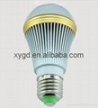 HOT SALE E27 base High power LED bulb 7W with CE and RoHS approved   5
