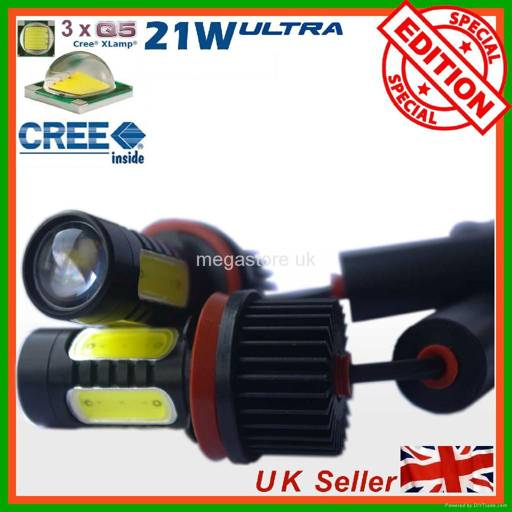 CREE 21W Ultra LED Car Fog Light Bulb,DRL,H11,8,9 1