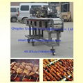 Meat skewer machine