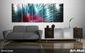 metal wall art wall sculpture . painting wall oil abstract art 